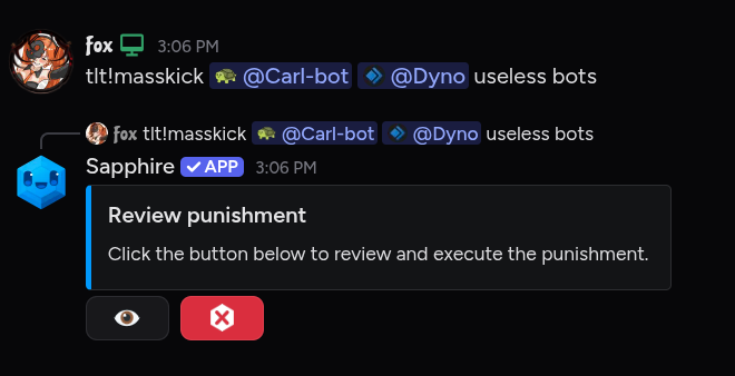 Masskick confirmation