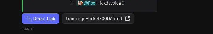 Web transcript generated